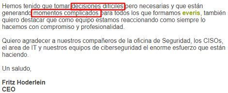 Correo del Ceo de Everis a sus trabajadores