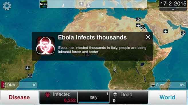 plague inc el juego que imita al ebola y al coronavirus