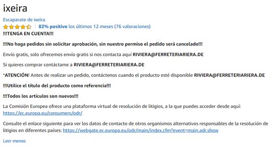 Compra fraudulenta en Amazon