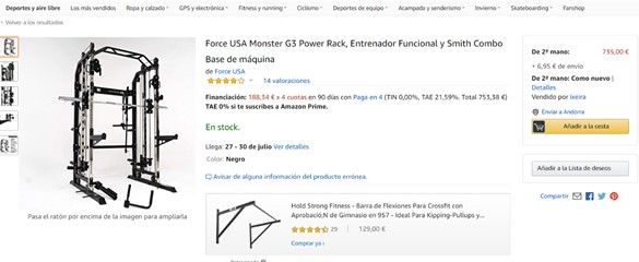 Página hackeada en Amazon