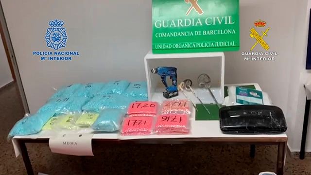 La mayor operación contra el narcotráfico de drogas sintéticas en España