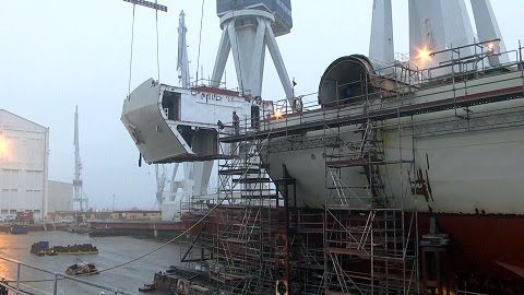 Astillero Navantia de Ferrol.