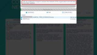 Mensaje de los ciberdelincuentes detrás del grupo de ransomware Conti - Imagen de ESET Mensaje de los ciberdelincuentes detrás del grupo de ransomware Conti - Imagen de ESET