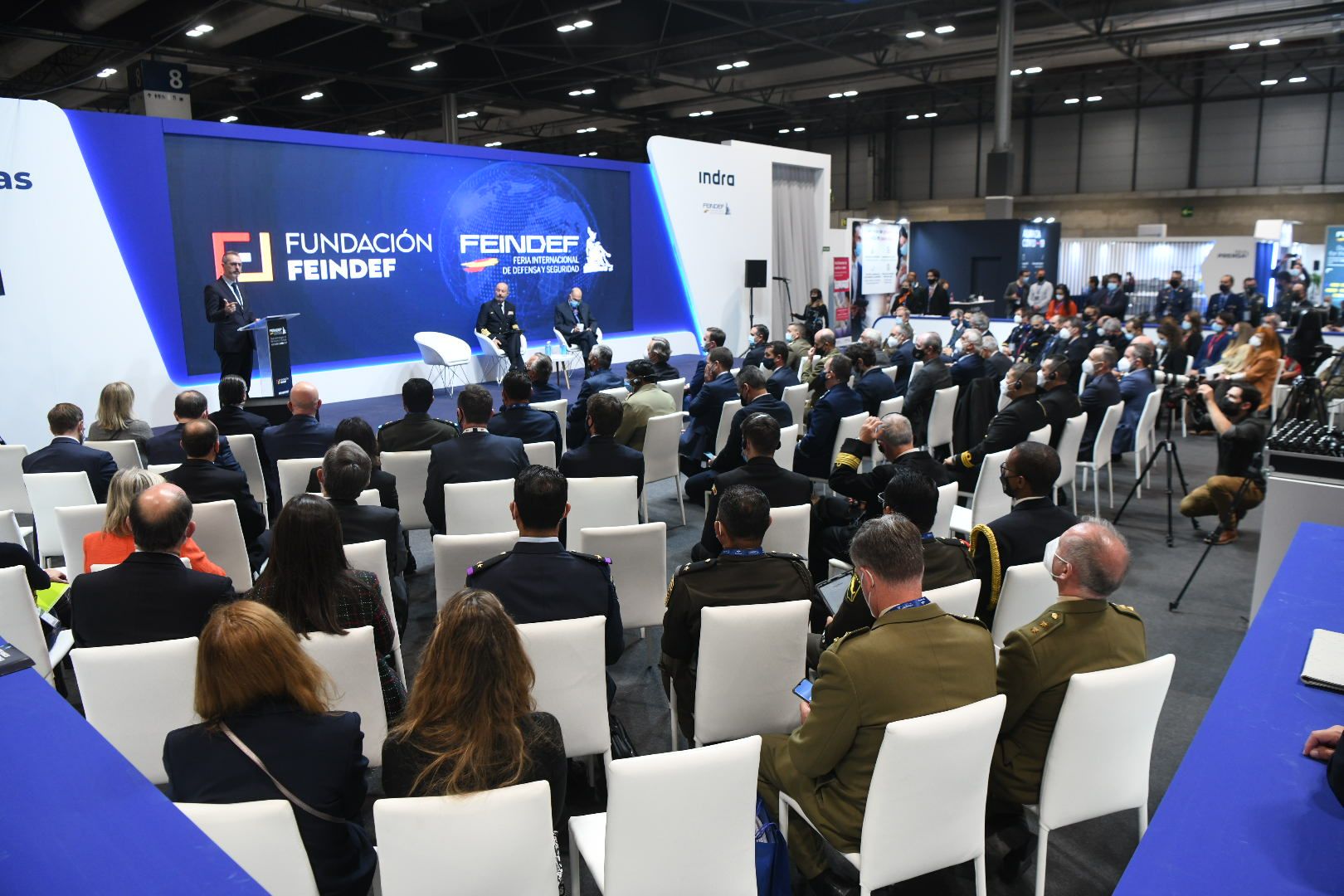 Imagen de la clausura de FEINDEF 21. Imagen de la clausura de FEINDEF 21.