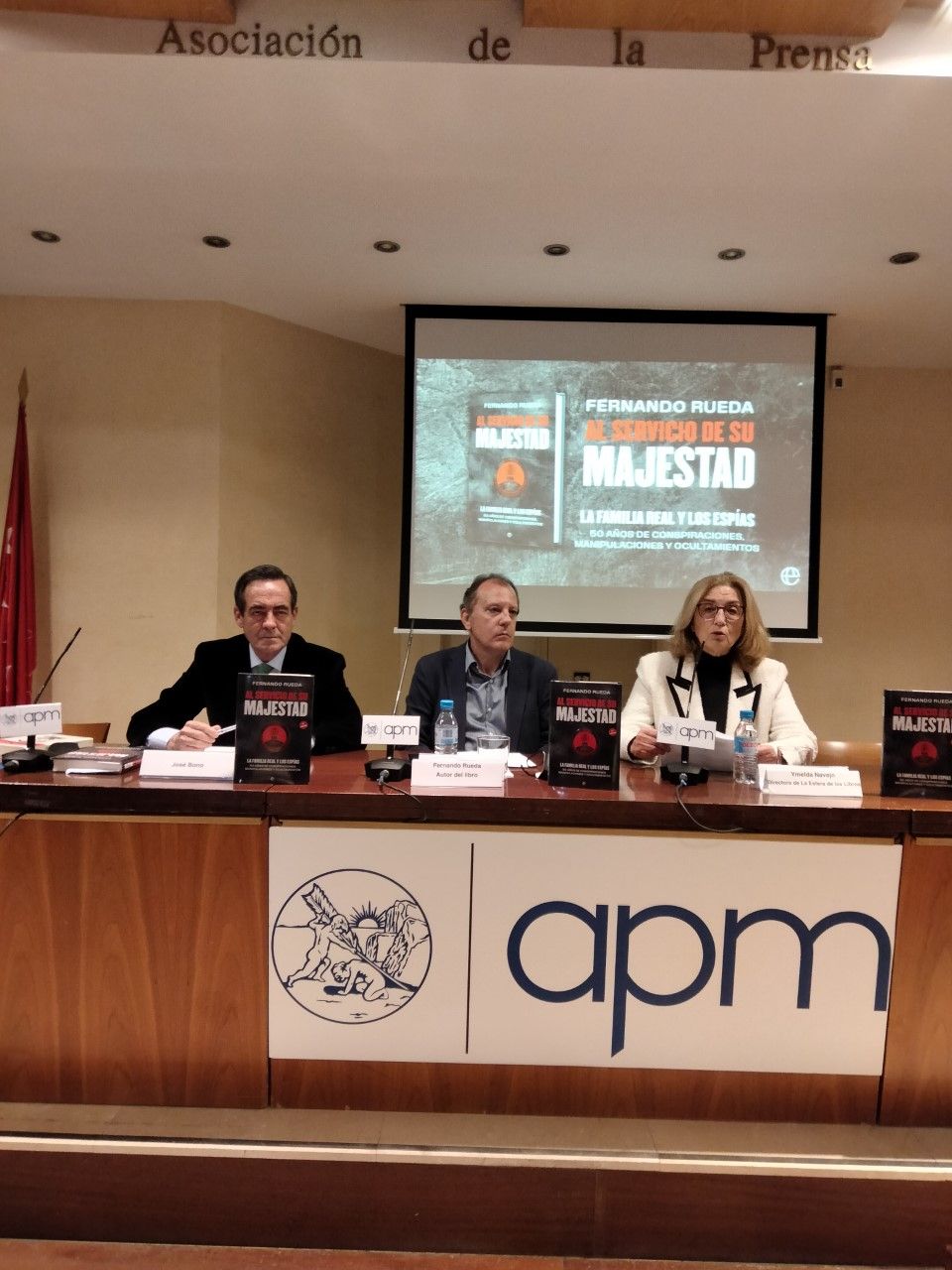 José Bono, Fernando Rueda e Imelda Navajo José Bono, Fernando Rueda e Imelda Navajo