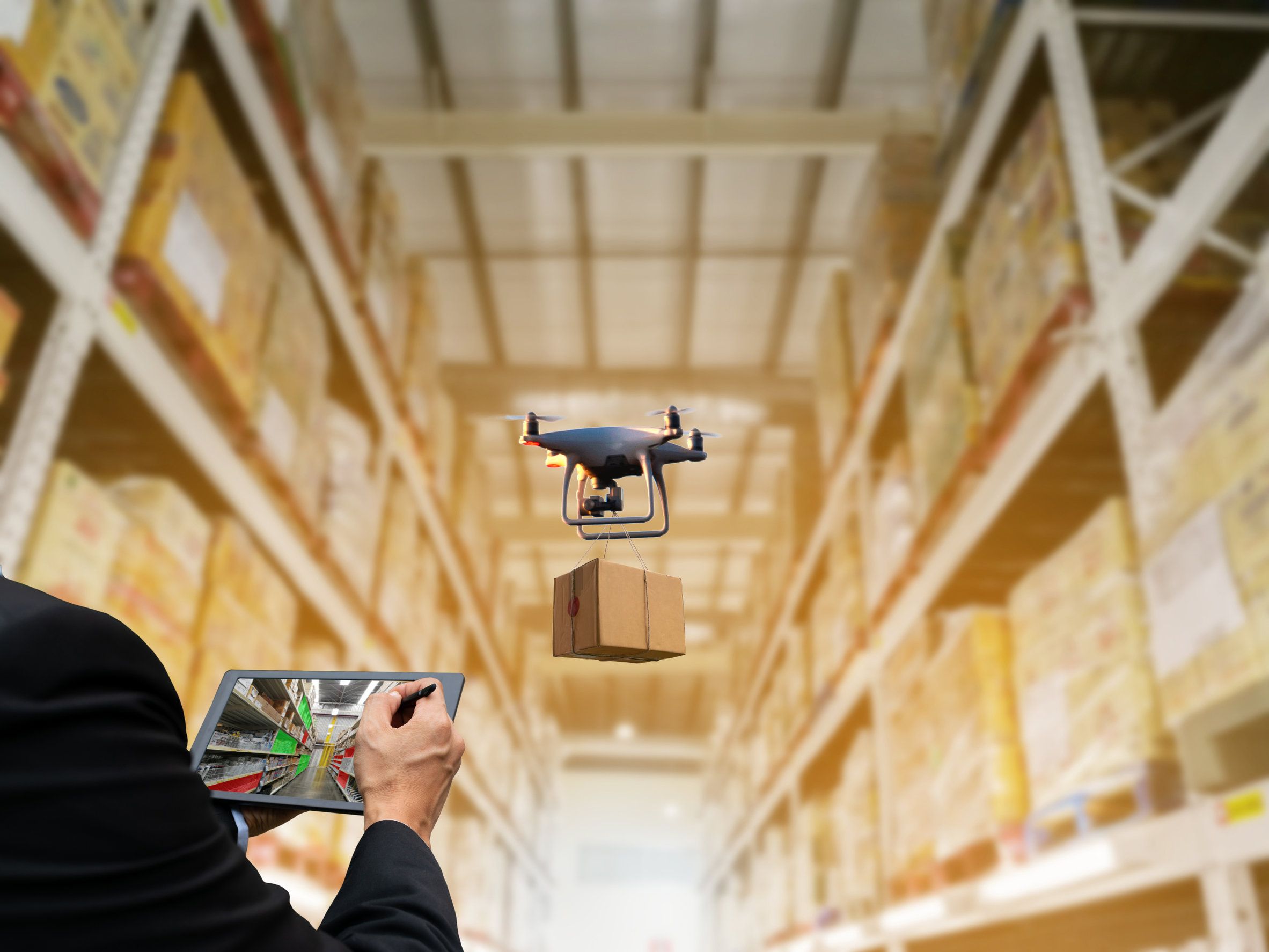Imagen de recurso de un dron. Imagen de recurso de un dron.