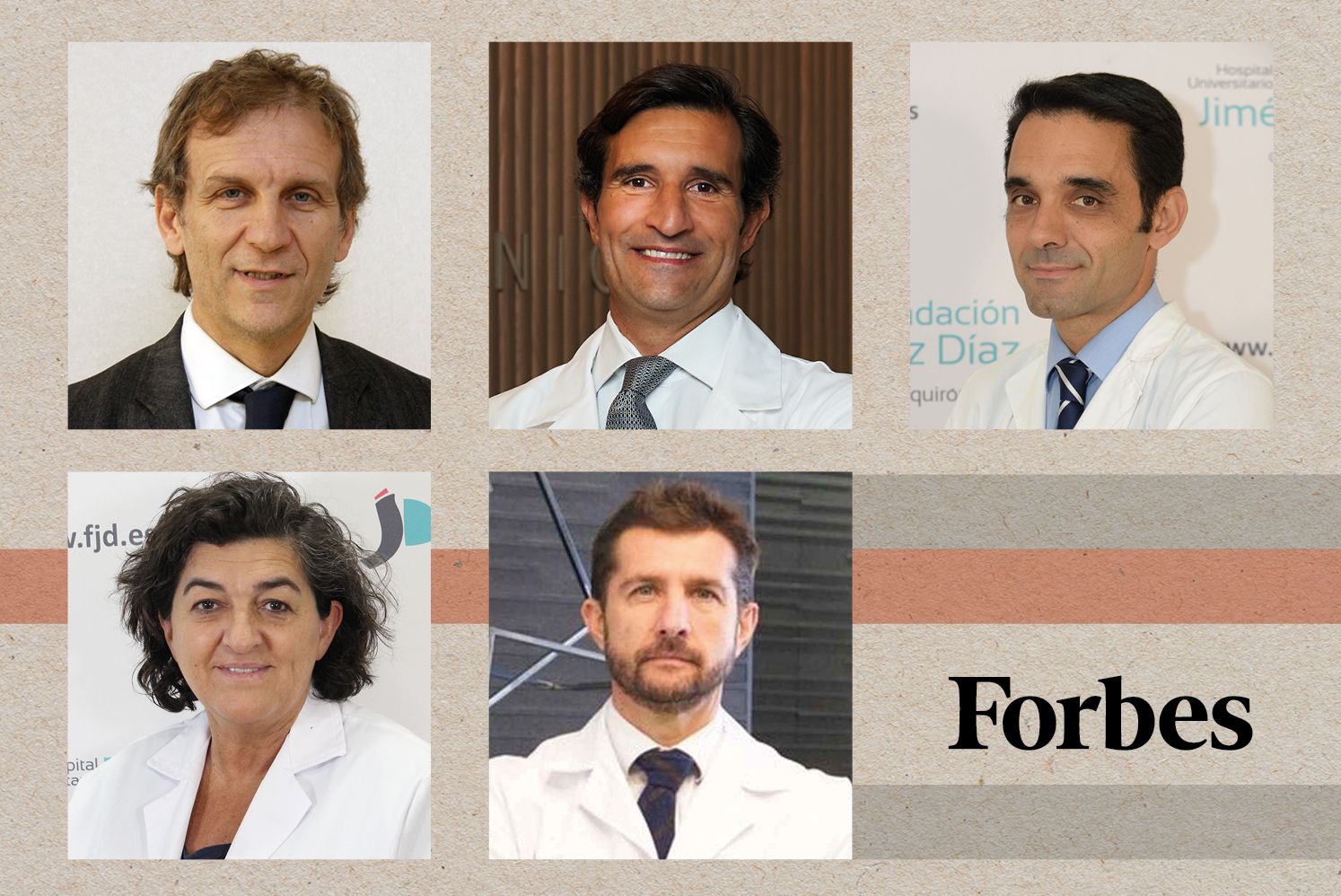 Forbes destaca a cinco urólogos entre los 100 mejores médicos de España