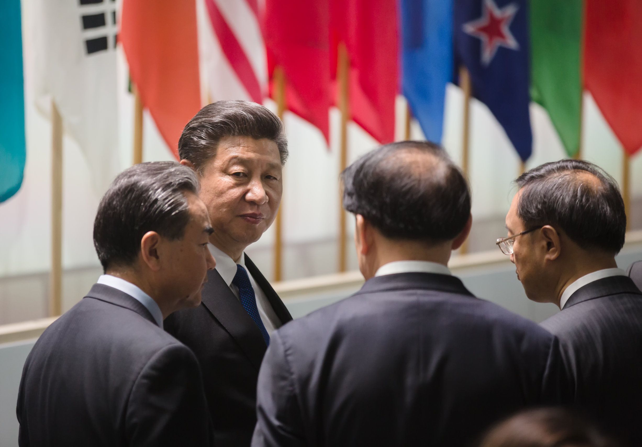 El Presidente de la República Popular China, Xi Jinping, en la Cumbre de Seguridad Nuclear en Washington (2016).