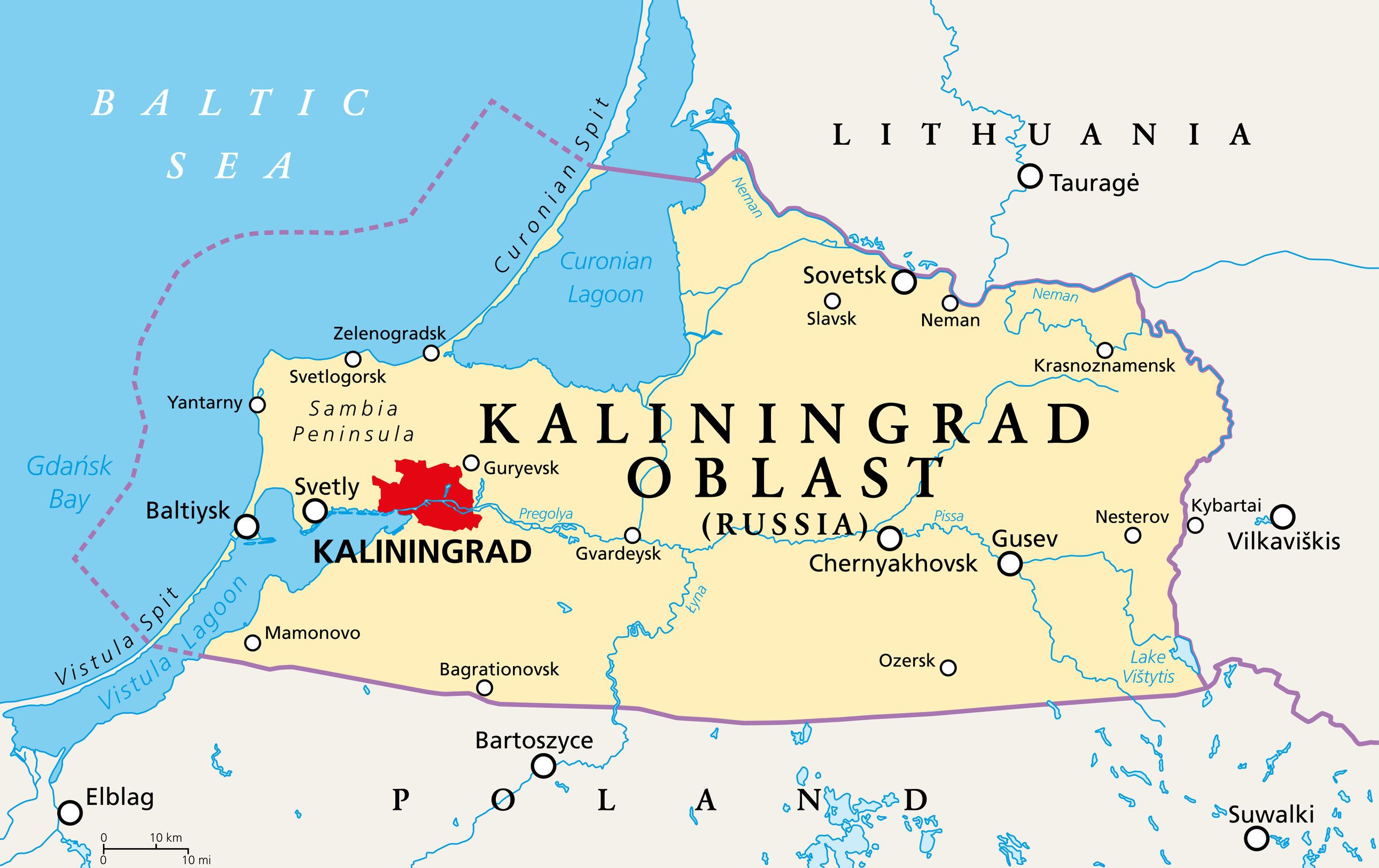 Oblast de Kaliningrado.