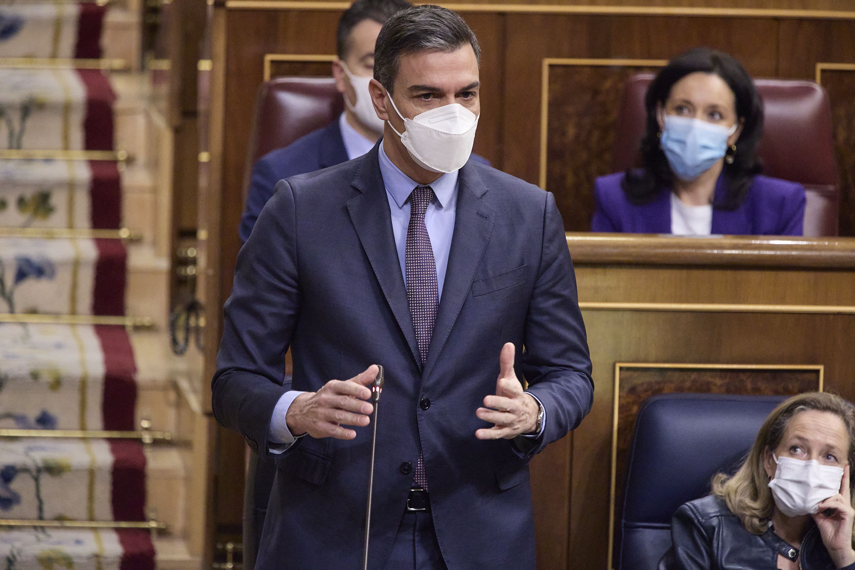 El presidente del Gobierno, Pedro Sánchez, en el Congreso de los Diputados /Jesús Hellín - Europa Press.