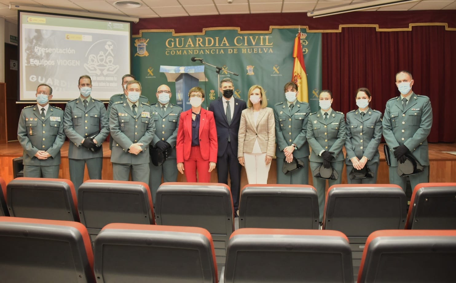 Presentación de los equipos Viogen en Huelva contra la violencia de género.