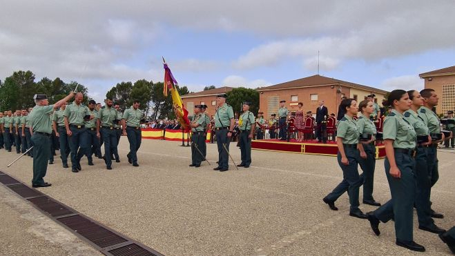 Ceremonia de entrega de diplomas a la 127ª promoción de la Academia de Guardias de Baeza,