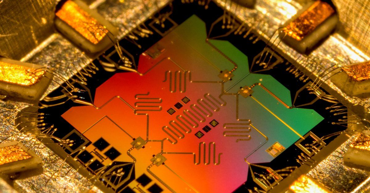 Procesador cuántico de un ordenador (Quantum Computing)