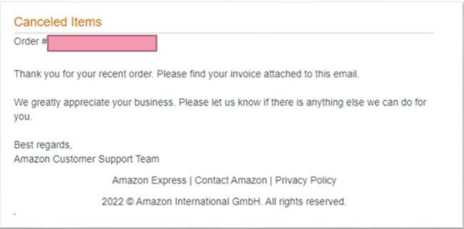 Ejemplo de e mail de phishing que se aprovecha del Amazon Prime Day