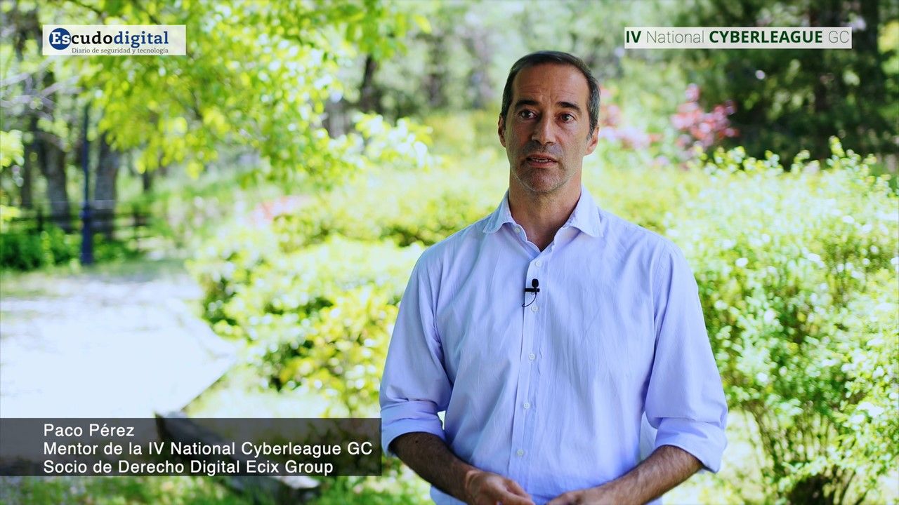 Paco Pérez, experto en Derecho y mentor de la IV National Cyberleague GC.