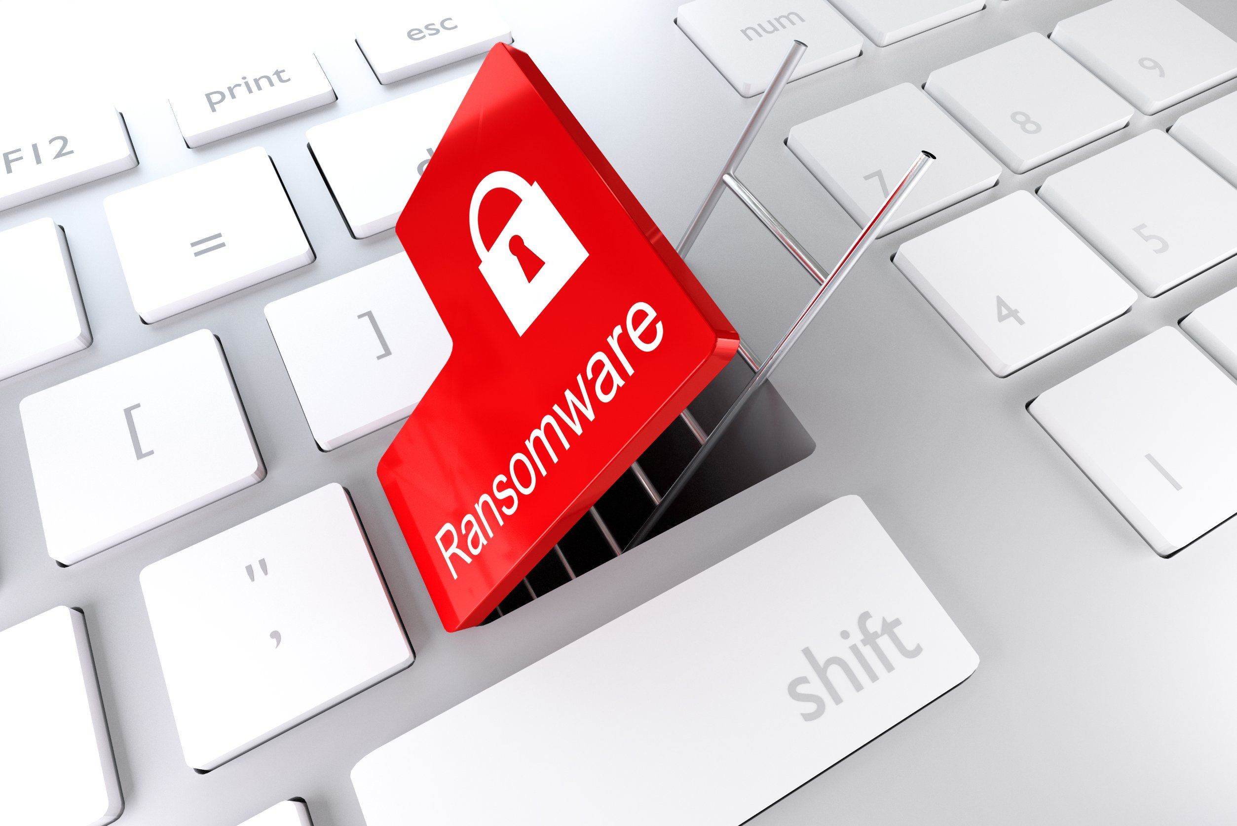 Ataques de ransomware.