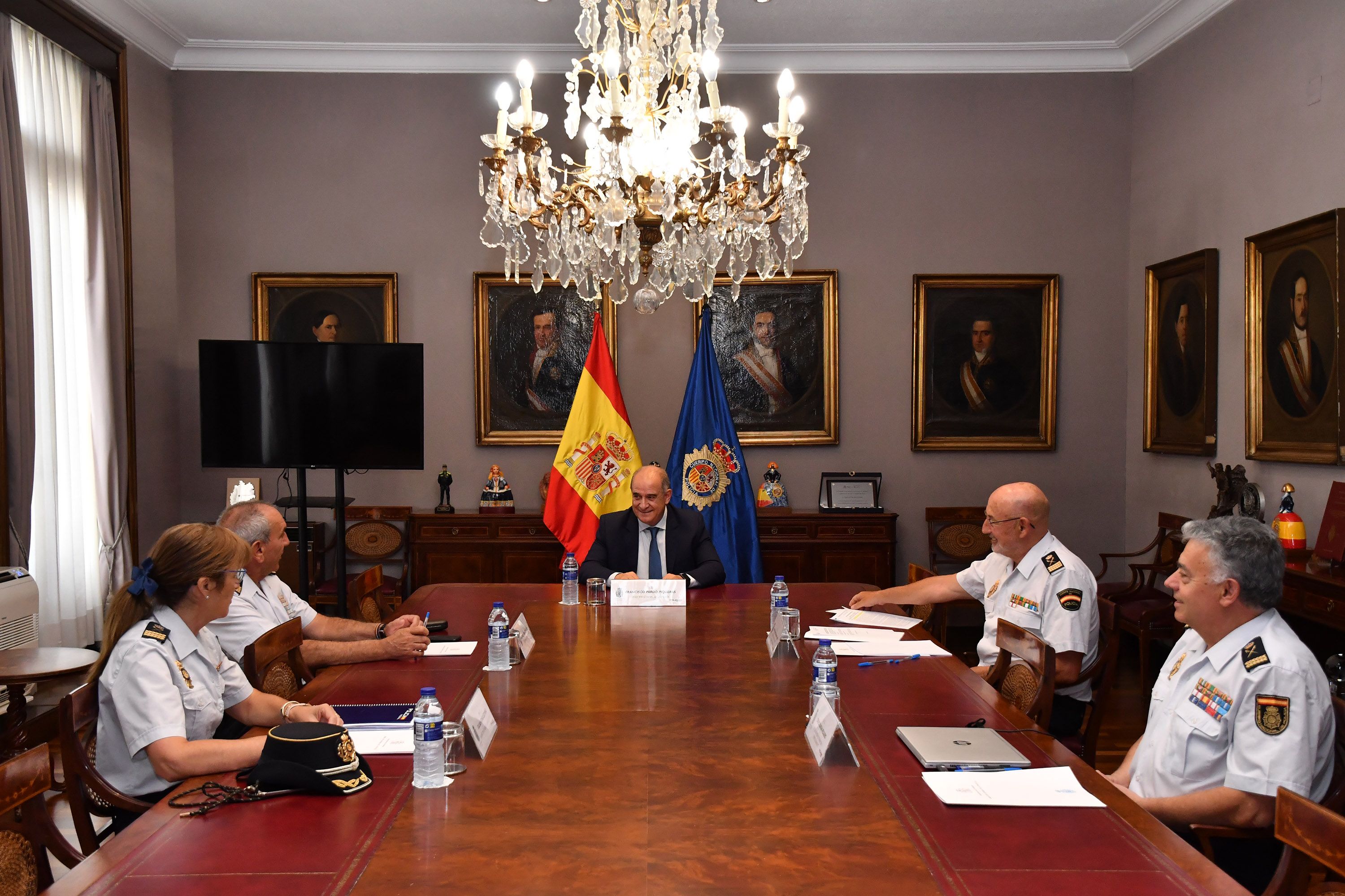 Reunión del Consejo rector del Centro Universitario de Formación de la Policía Nacional. Reunión del Consejo rector del Centro Universitario de Formación de la Policía Nacional.