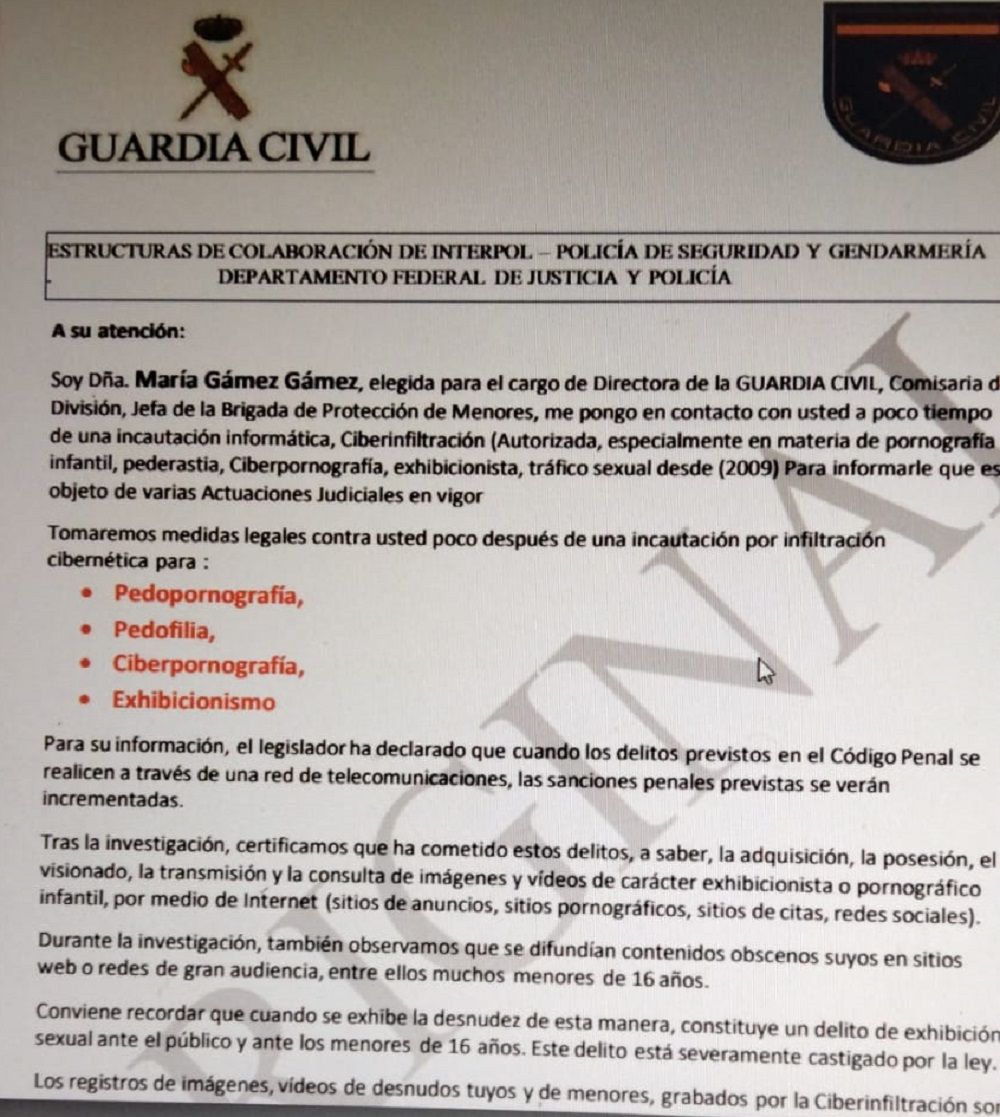 guardia civil malware