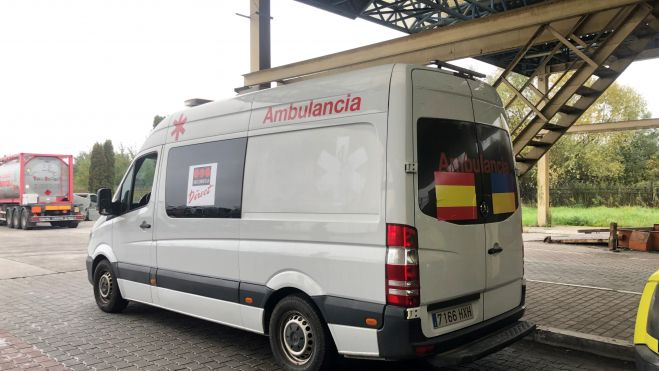 Ambulancia de Securitas Direct en favor de Ucrania
