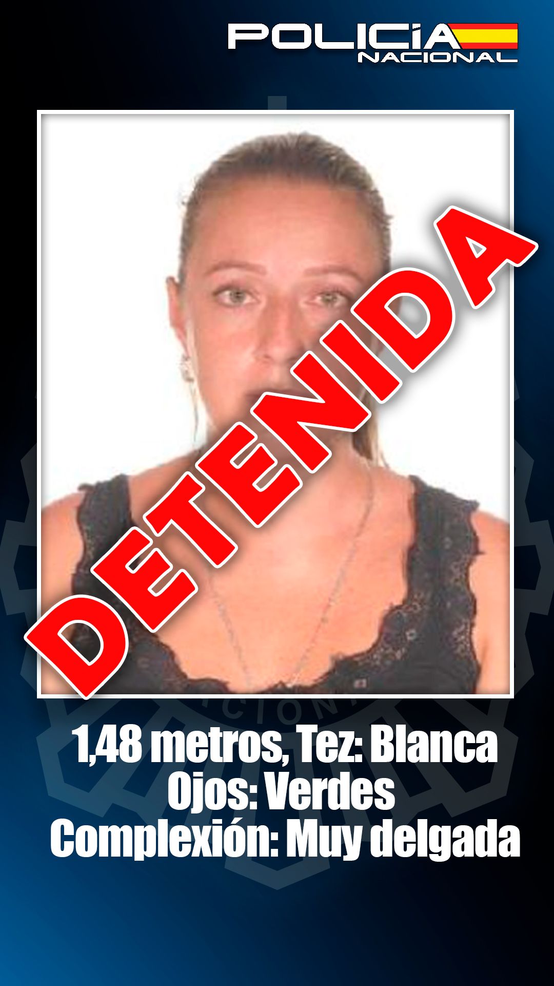 Fugitiva detenida