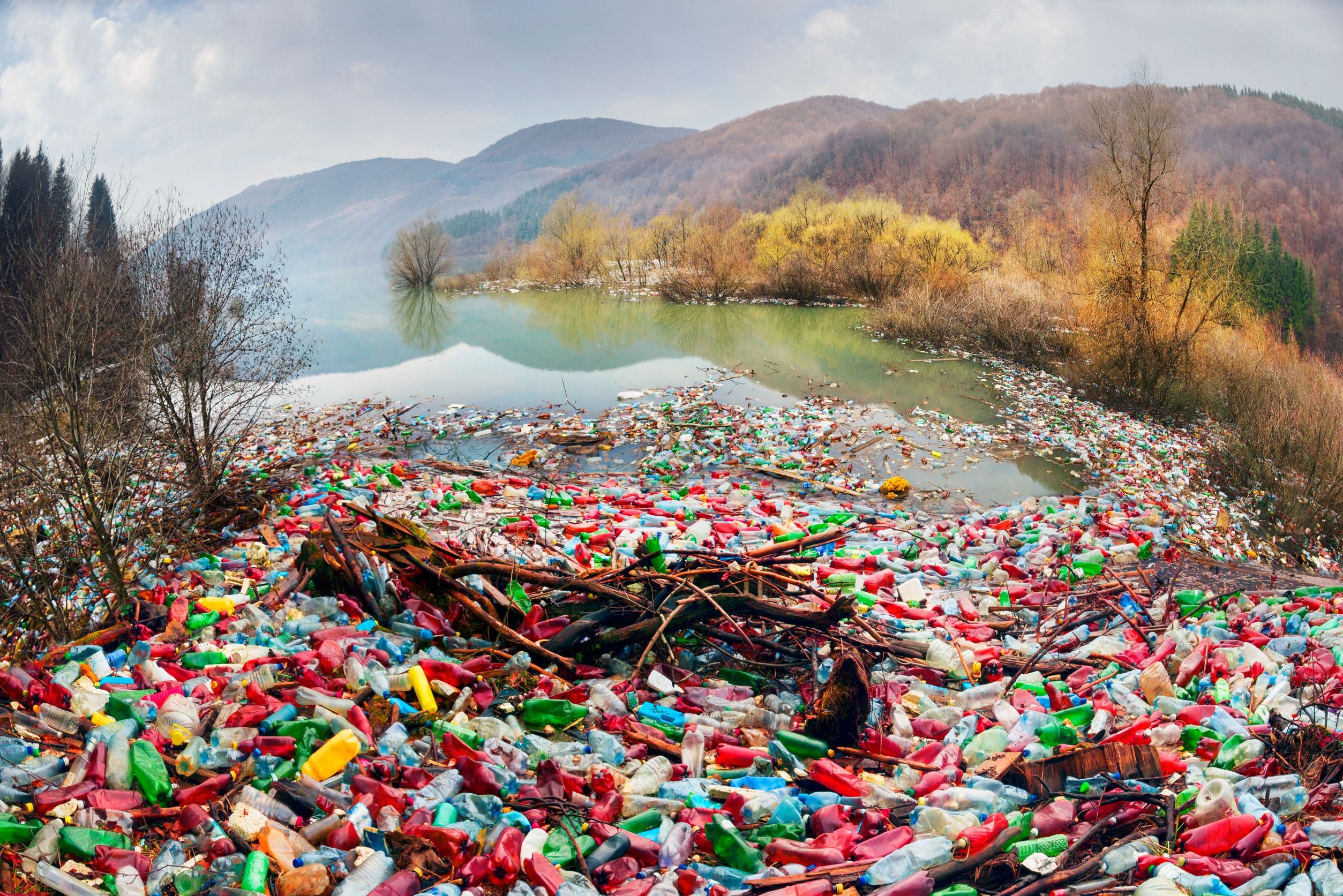 Río contaminado.