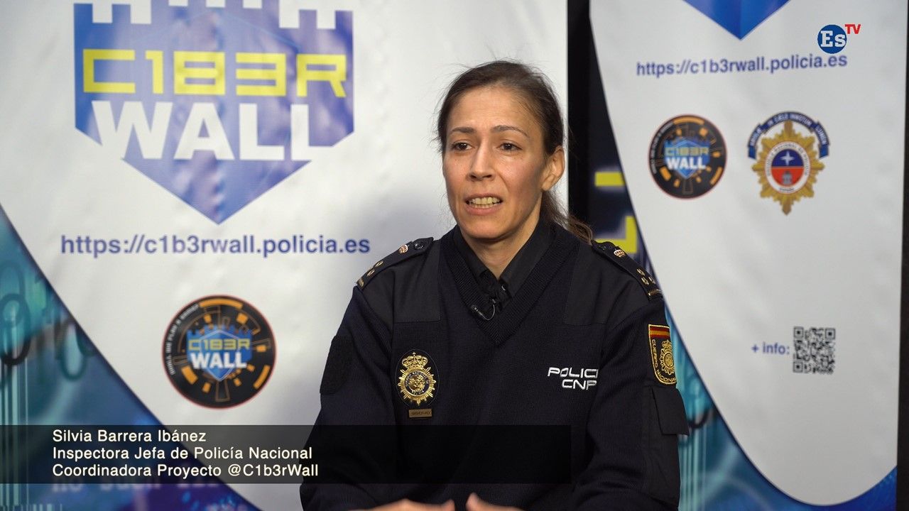 Silvia Barrera, inspectora de la Policía Nacional y subcoordinadora de C1b3rWall.