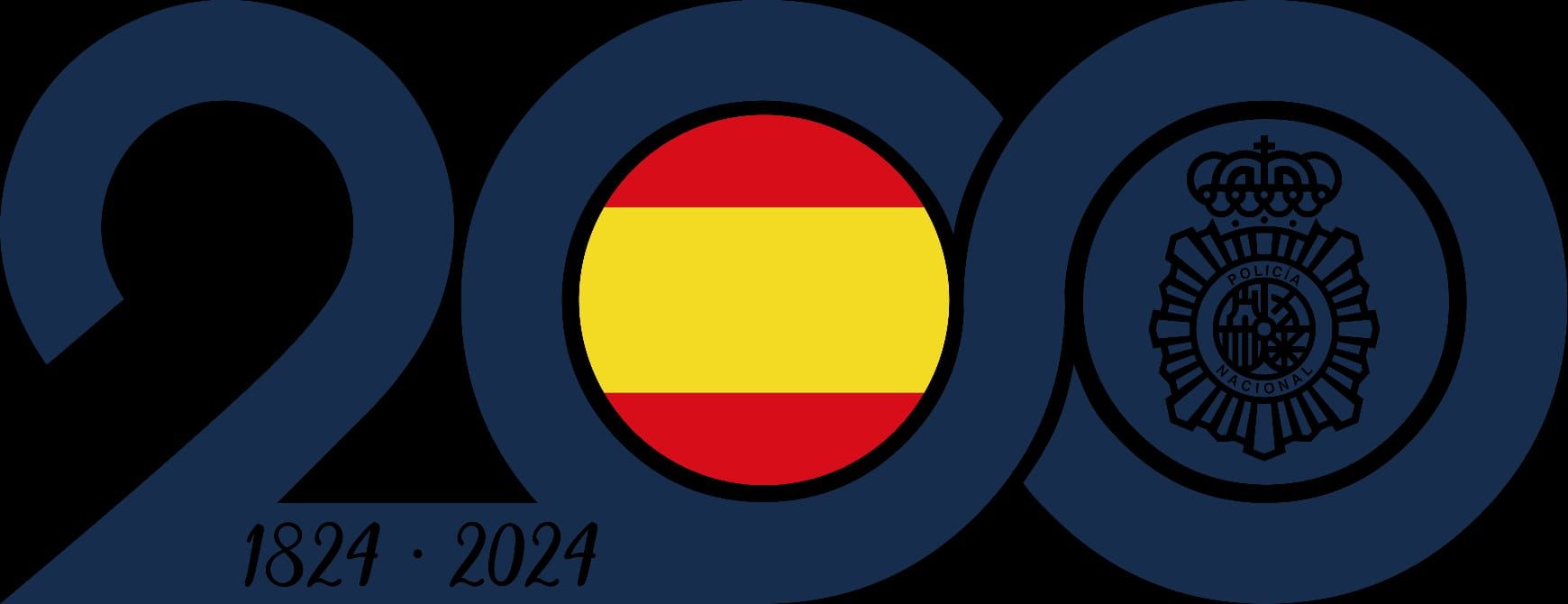 Logotipo conmemorativo del bicentenario de la Policía Nacional