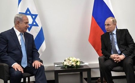 Imagen de archivo reunión Netanyahu Putin. Fuente: Institute of Modern Russia.