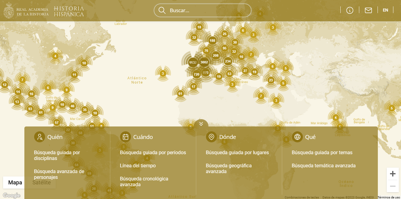El sitio Historia Hispanica posee 150.000 referencias sobre personajes y hechos históricos de España. El sitio Historia Hispanica posee 150.000 referencias sobre personajes y hechos históricos de España.