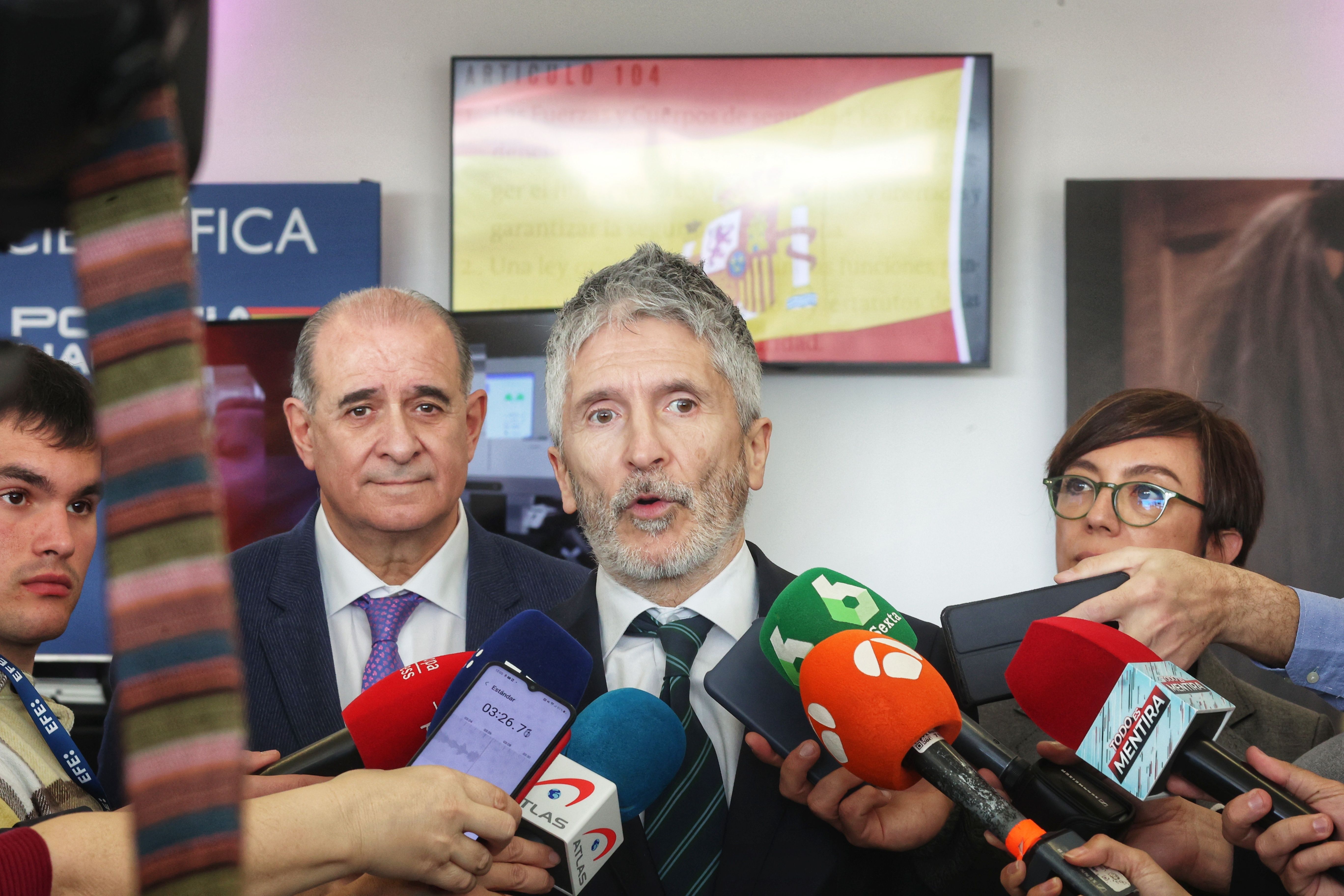 El ministro de Interior, Fernando Grande-Marlaska. Foto: Ricardo Rubio - Europa Press.