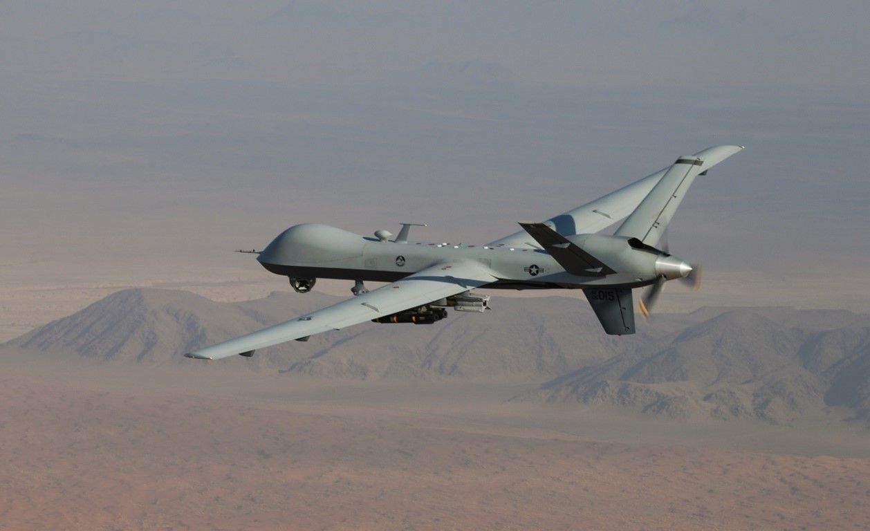 MQ 9 Reaper. Fuente: US Air Force.