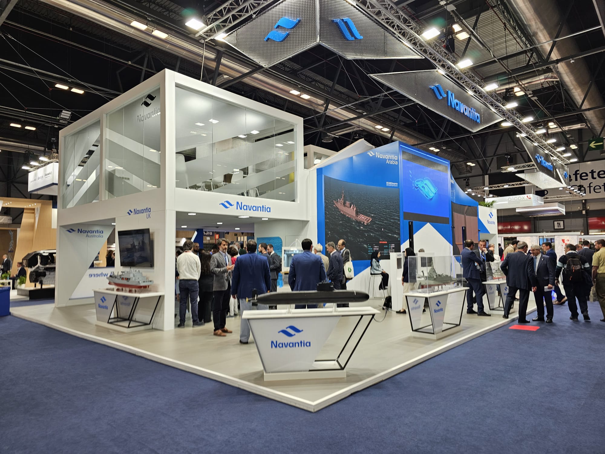 Stand de Navantia en FEINDEF 2023