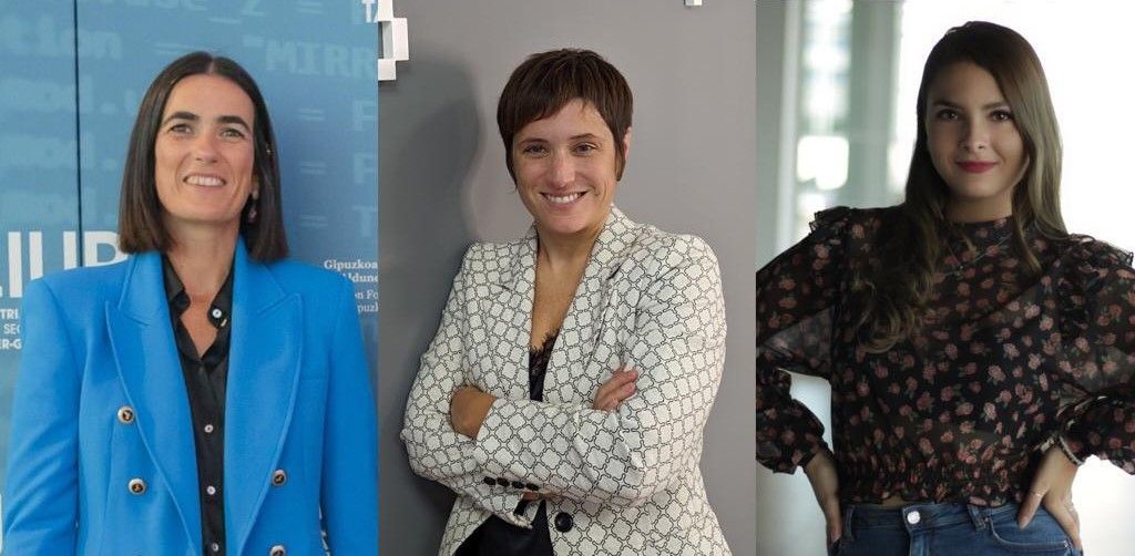 De izquierda a derecha: María Penilla, Vitori Hernández y Lorena Ionescu.