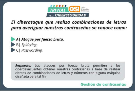 Trivial ciberseguridad Trivial ciberseguridad