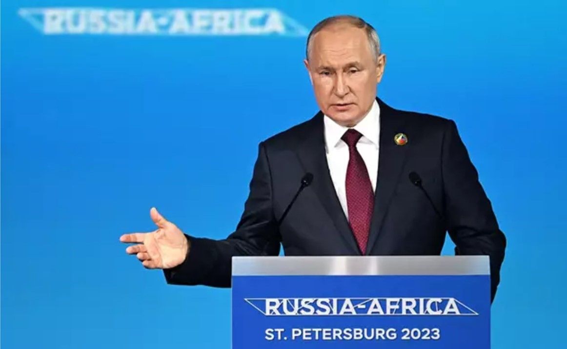 Vladimir Putin durante la cumbre Rusia-África. Europa Press/Contacto/President Of Russia Office.
