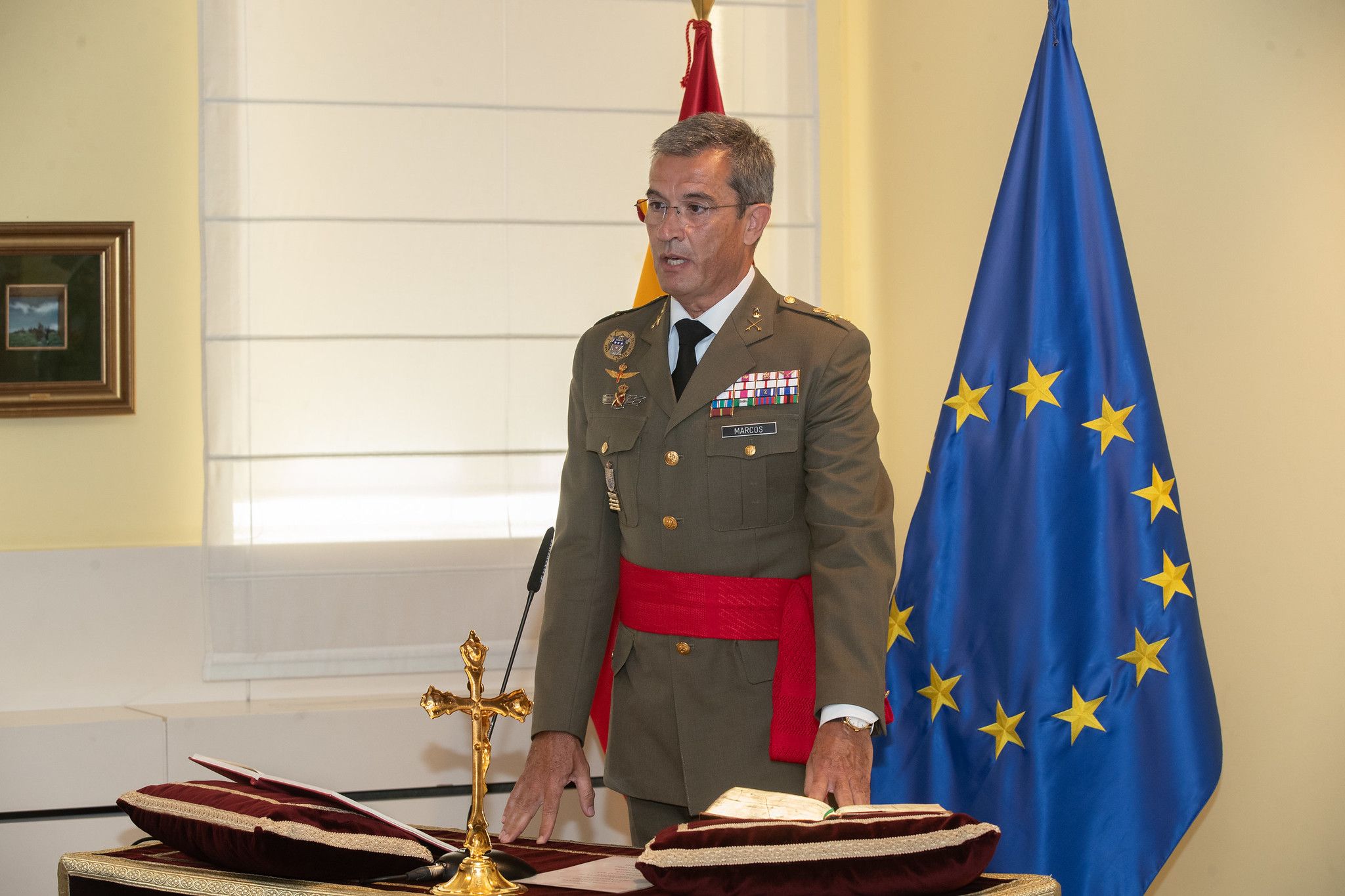 El general de división Francisco Javier Marcos.