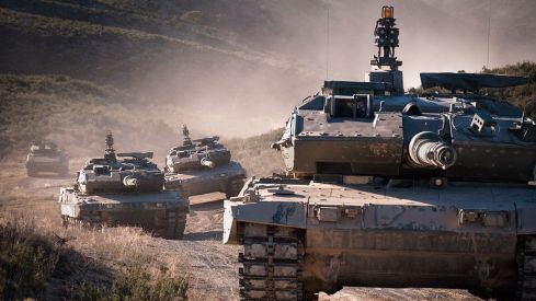 Carros de combate Leopard | Foto: Europa Press Carros de combate Leopard | Foto: Europa Press