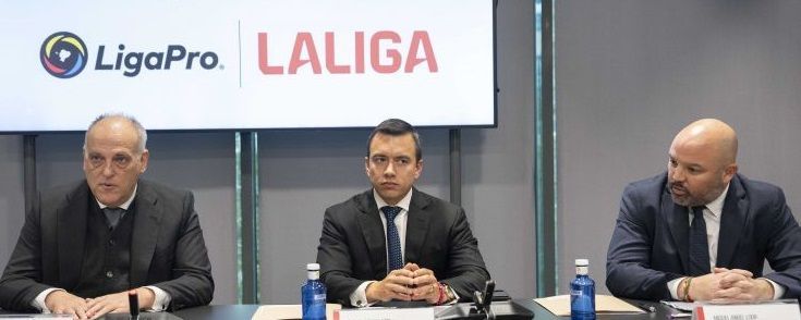 LaLiga recibe al presidente electo de la República del Ecuador