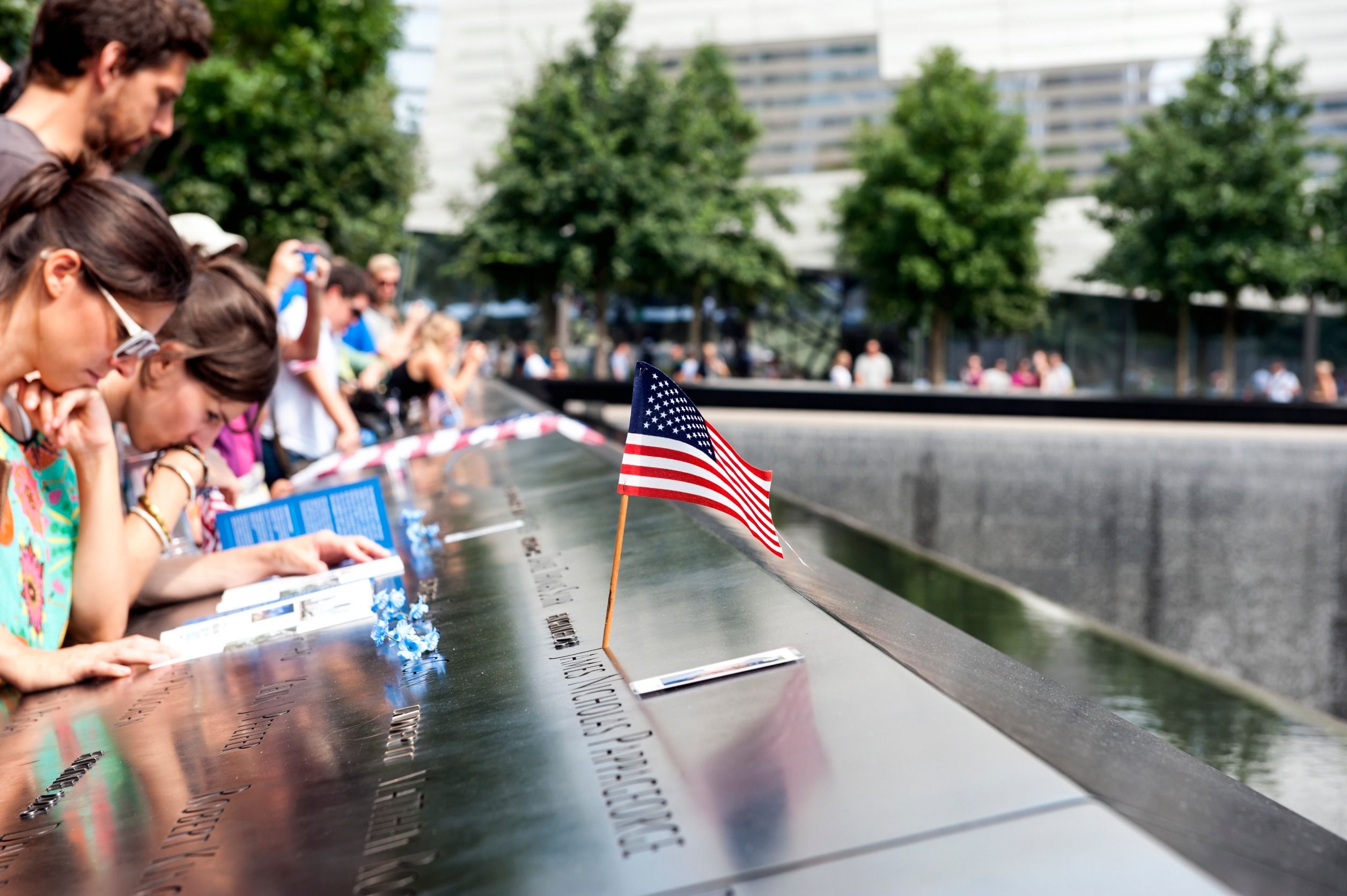 Memorial World Trade Center en la Zona Cero de los ataques a Nueva York de 2001.