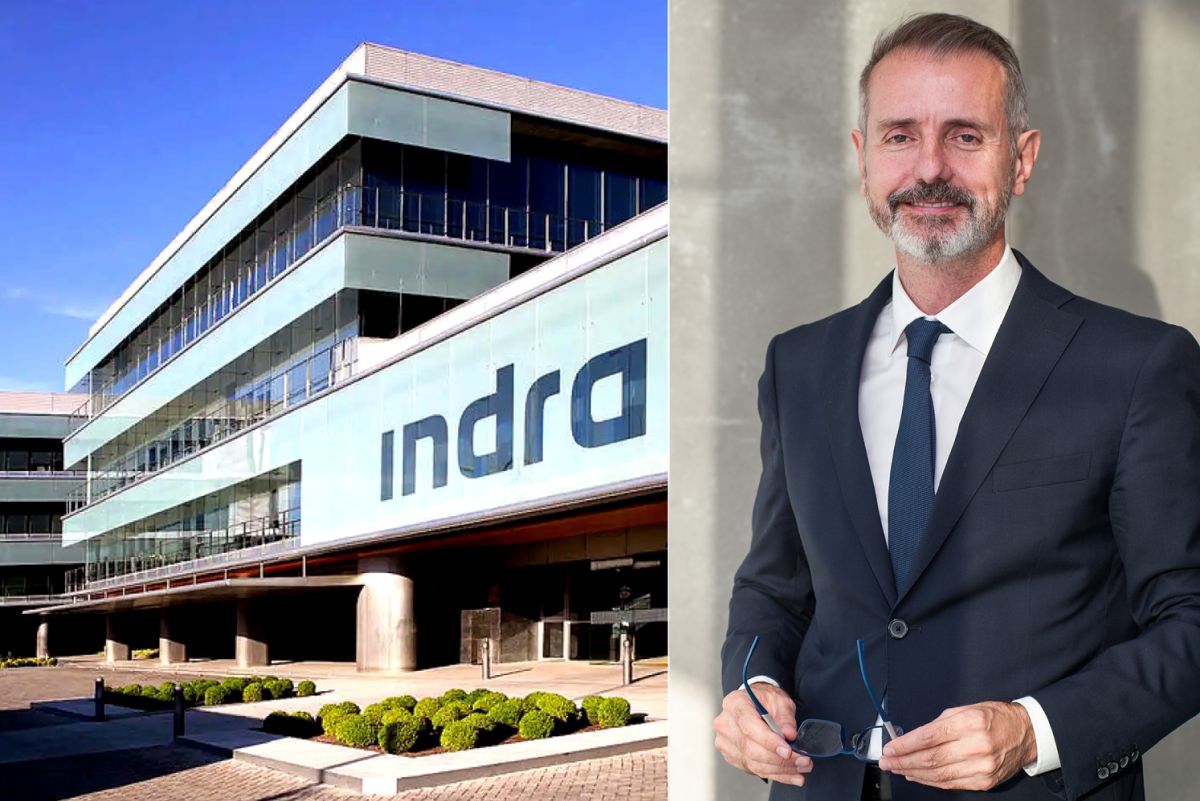 Oficina de Indra y Marc Murtra, presidente de la compañía