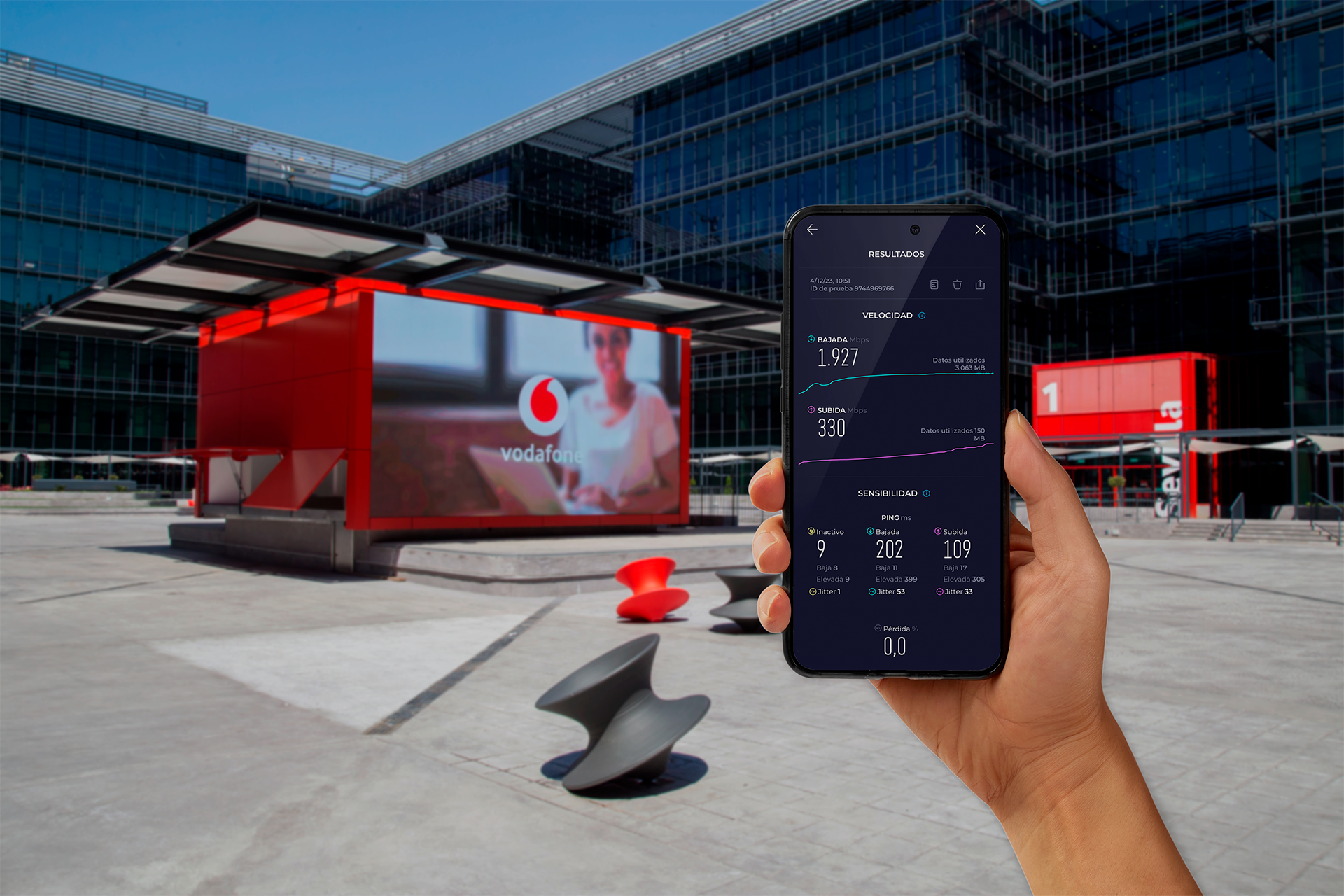 Piloto de Vodafone España. Piloto de Vodafone España.