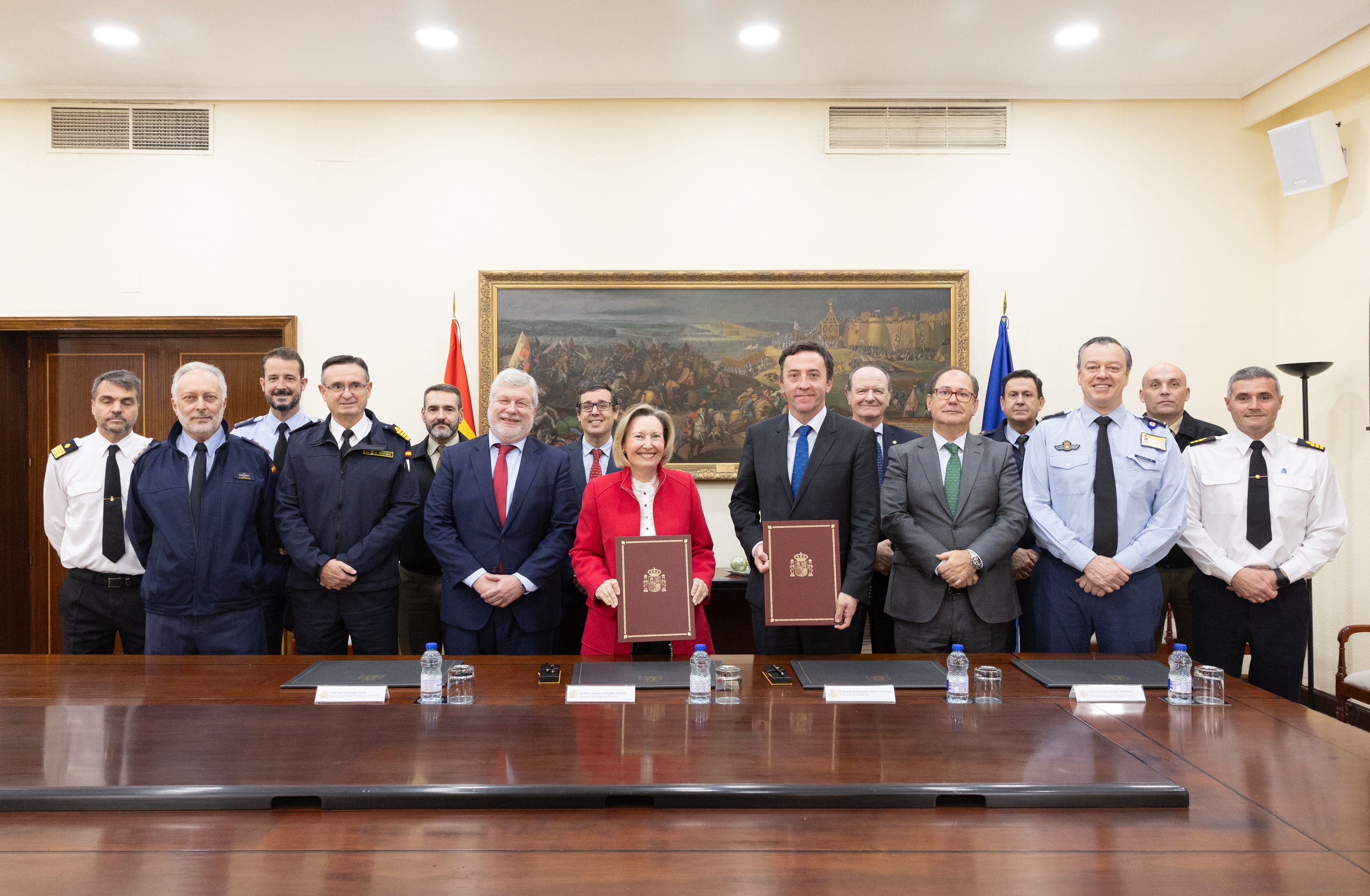 Acto de la firma de la Orden de Ejecución de los dos nuevos buques hidrográficos costeros para la Armada (Foto: Navantia)