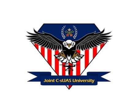 Emblema de la Joint C sUAS University. Fuente: US Army.