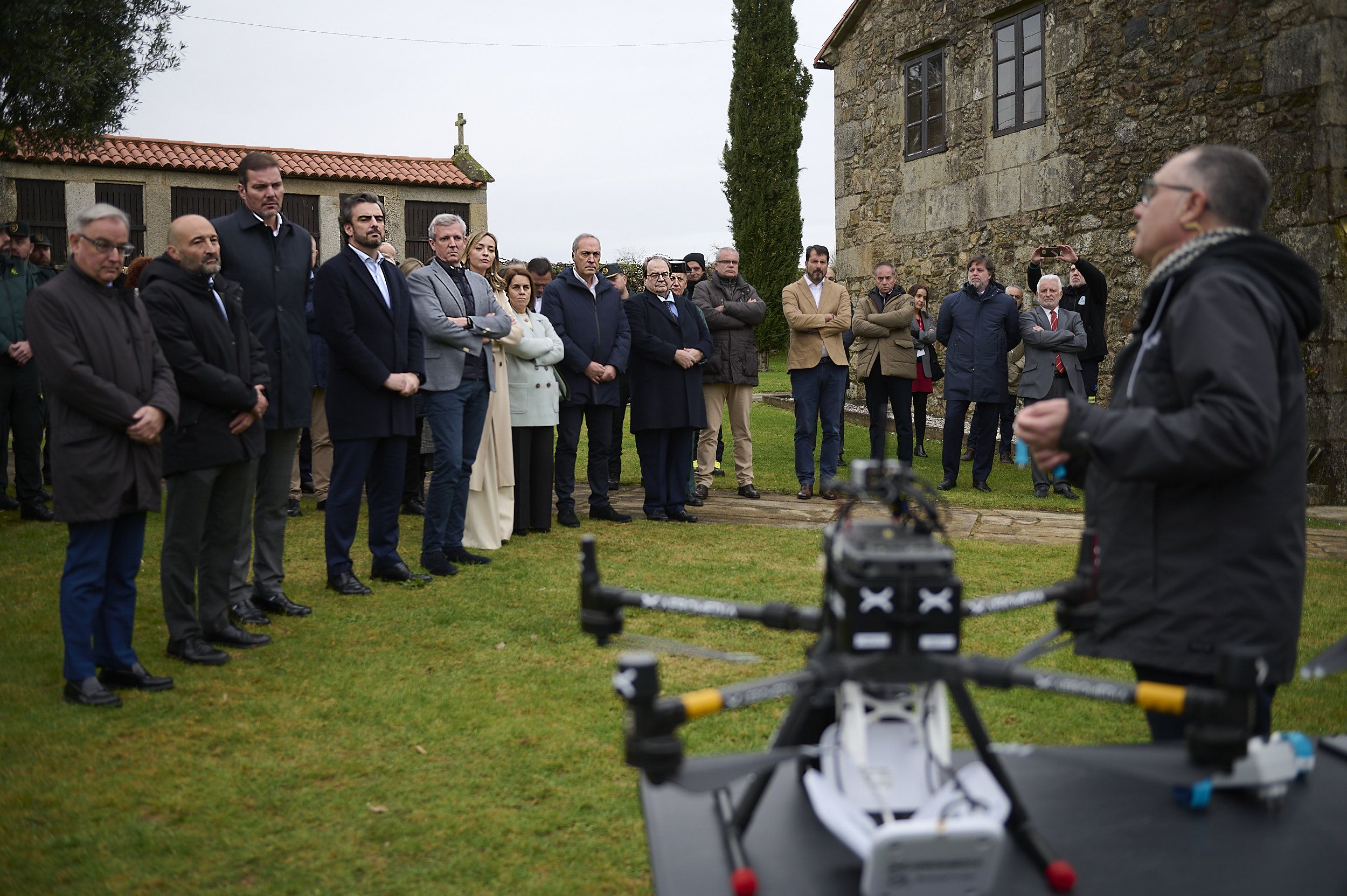 Acto de presentación de DroneFinder (Foto de Indra)