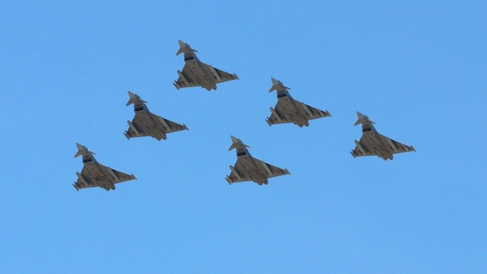 Eurofighter ala 14 en vuelo. Foto: Ministerio de Defensa. Eurofighter ala 14 en vuelo. Foto: Ministerio de Defensa.