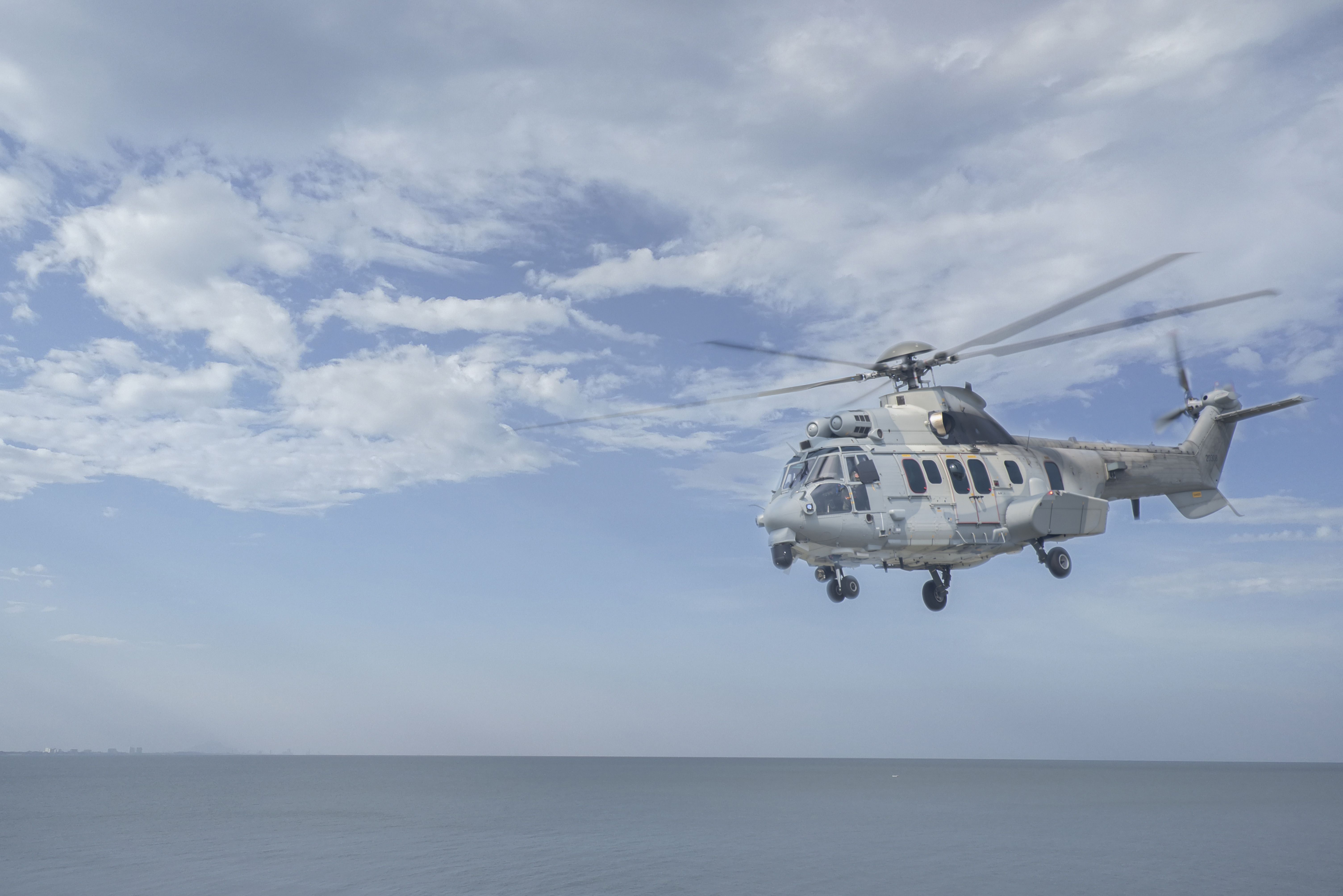 Helicóptero H225M. Foto: Indra.