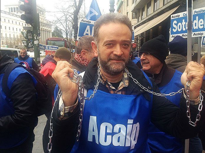 Joaquín Leyva, portavoz del sindicato ACAIP-UGT.