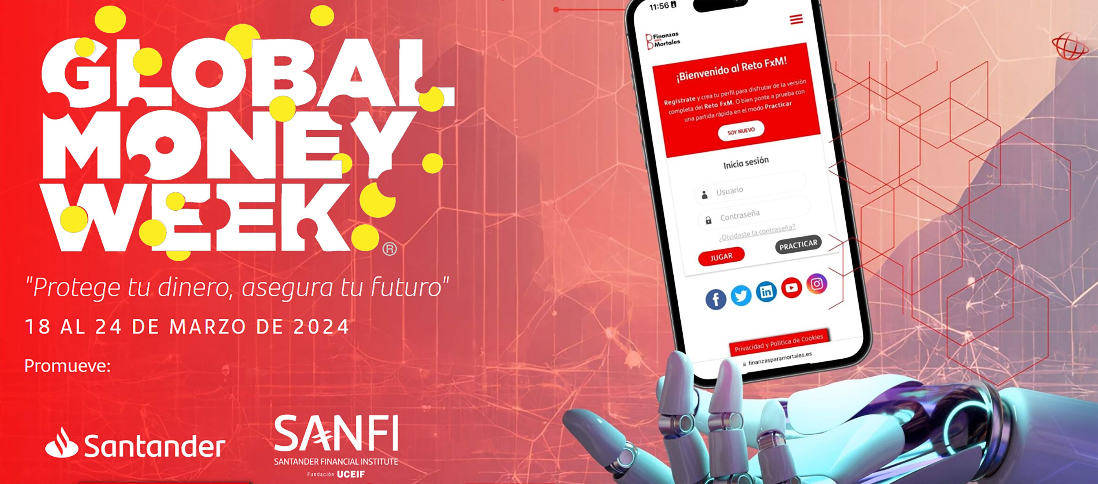 Banco Santander participa en la Global Money Week con más de 100 contenidos sobre ciberseguridad