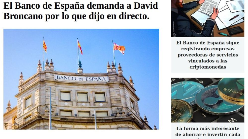Captura de una pagina web fraudulenta de criptomonedas (Fuente ESET). Captura de una pagina web fraudulenta de criptomonedas (Fuente ESET).