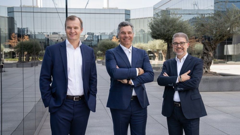 Meinrad Spenger, Germán López y Ludovic Pech, CEO, COO y CFO de la nueva JV